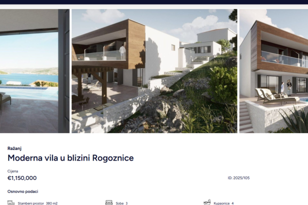 Cena neFicovej vily na Jadrane odhalena je len pre milionarov