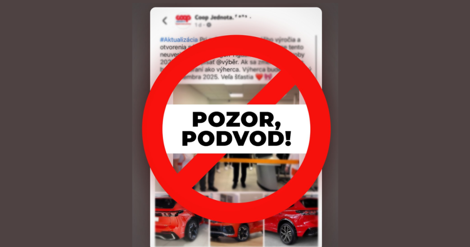 Pozor na podvod Takto sa vydavaju za znamy retazec