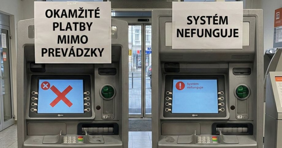 Velka slovenska banka mala vypadok platobneho sposobu