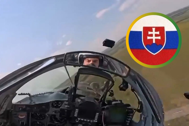 Stihacka MiG 29 zo Slovenska zaziarila na Ukrajine