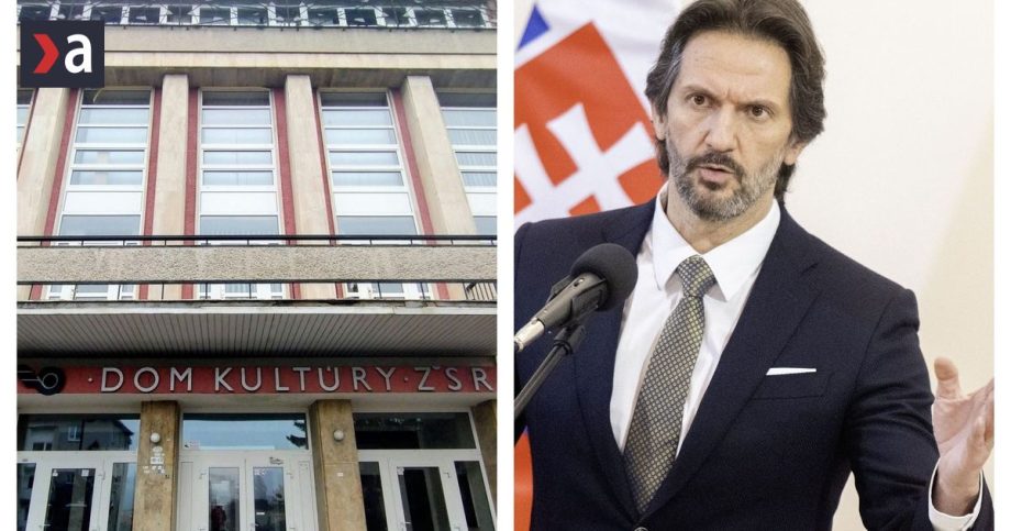 Zeleznice ho uz nechcu Skoci Dom kultury ZSR vo Zvolene u ministra Kalinaka