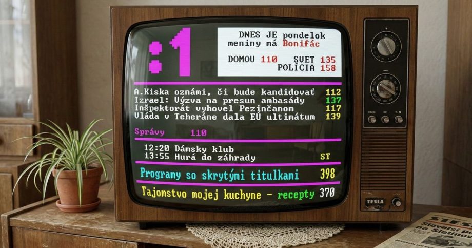 Posledna velka slovenska televizia vypnula internet pre starsi divakov