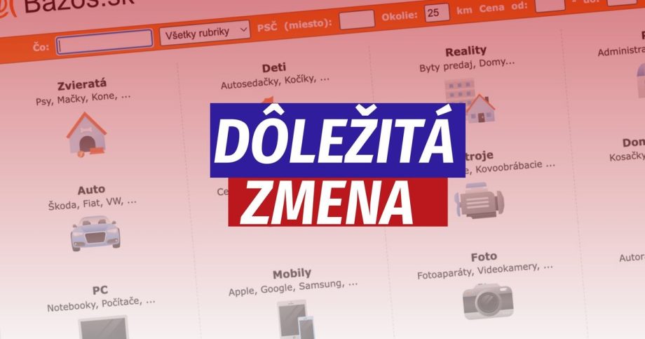 Znamy inzertny portal zaviedol novinku Od ludi pozaduje aby mu zaplatili malu sumu