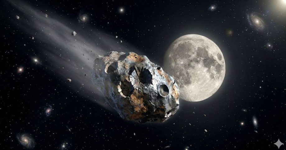 pozorovali obavany asteroid ktory sa mal zrazit s mesiacom zistili zasadnu vec