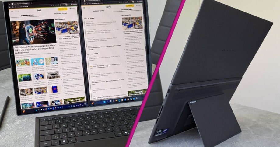 Toto je jeden z najinovativnejsich notebookov sucasnosti Ma rovno dva displeje