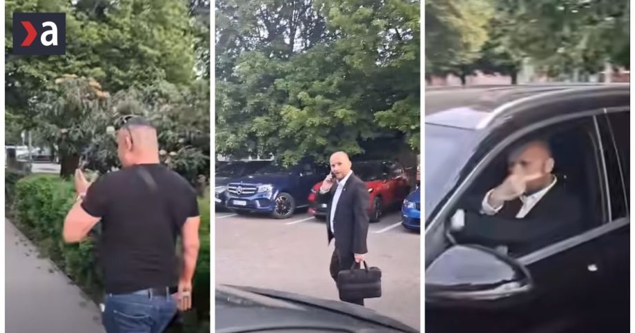 Internetom koluju Jaroslav Nad so vztycenym prostrednikom Na neho kricali ze je ukrajinsky kolaborant