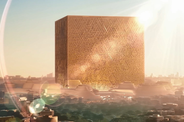 sci fi mrakodrap v pusti ma problem tato kocka je 20 krat vacsia ako empire state building