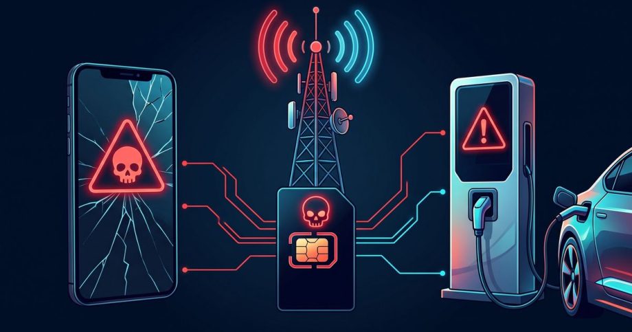 Podvrhnuta SIM karta dokaze ovladnut smartfony aj nabijacky elektrickych aut