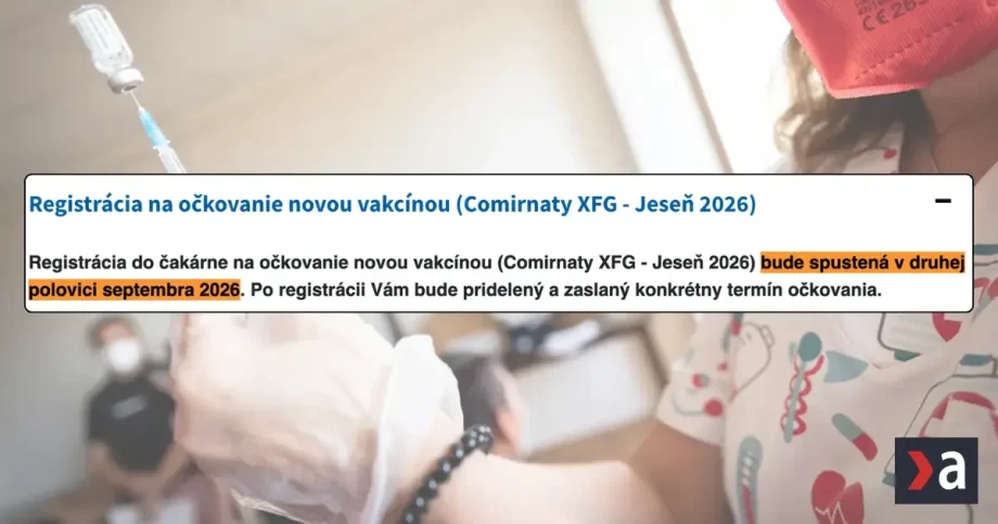 Sezóna je tu: Česi sa už vo veľkom očkujú, na Slovensku sa registrácia ešte ani nezačala