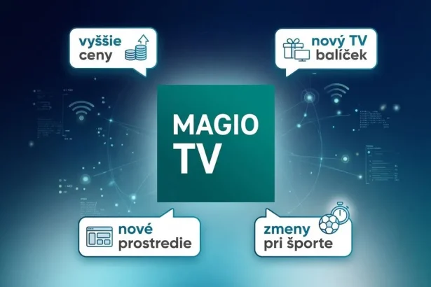 Telekom upravuje Magio TV: vyššie ceny a výrazná zmena športovej ponuky