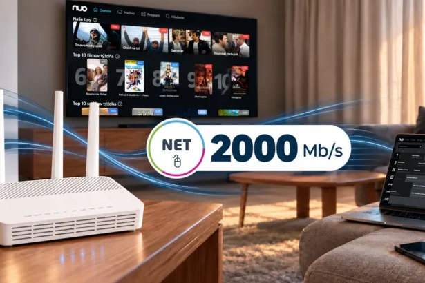 Internet s rýchlosťou 2000 Mb/s: Rozdiel pocítite pri sťahovaní aj streame